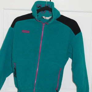 Retro Colorblock Columbia Sportswear Jacket